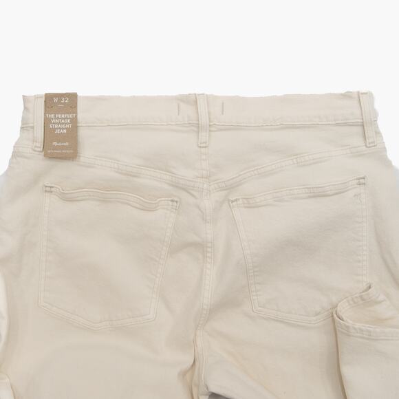 Madewell The Perfect Vintage Straight Vintage Canvas Wash Jeans Size 32 - Picture 7 of 12